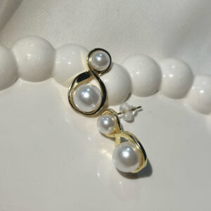Statement Pearl Danglers korean Earring Anti Dainish