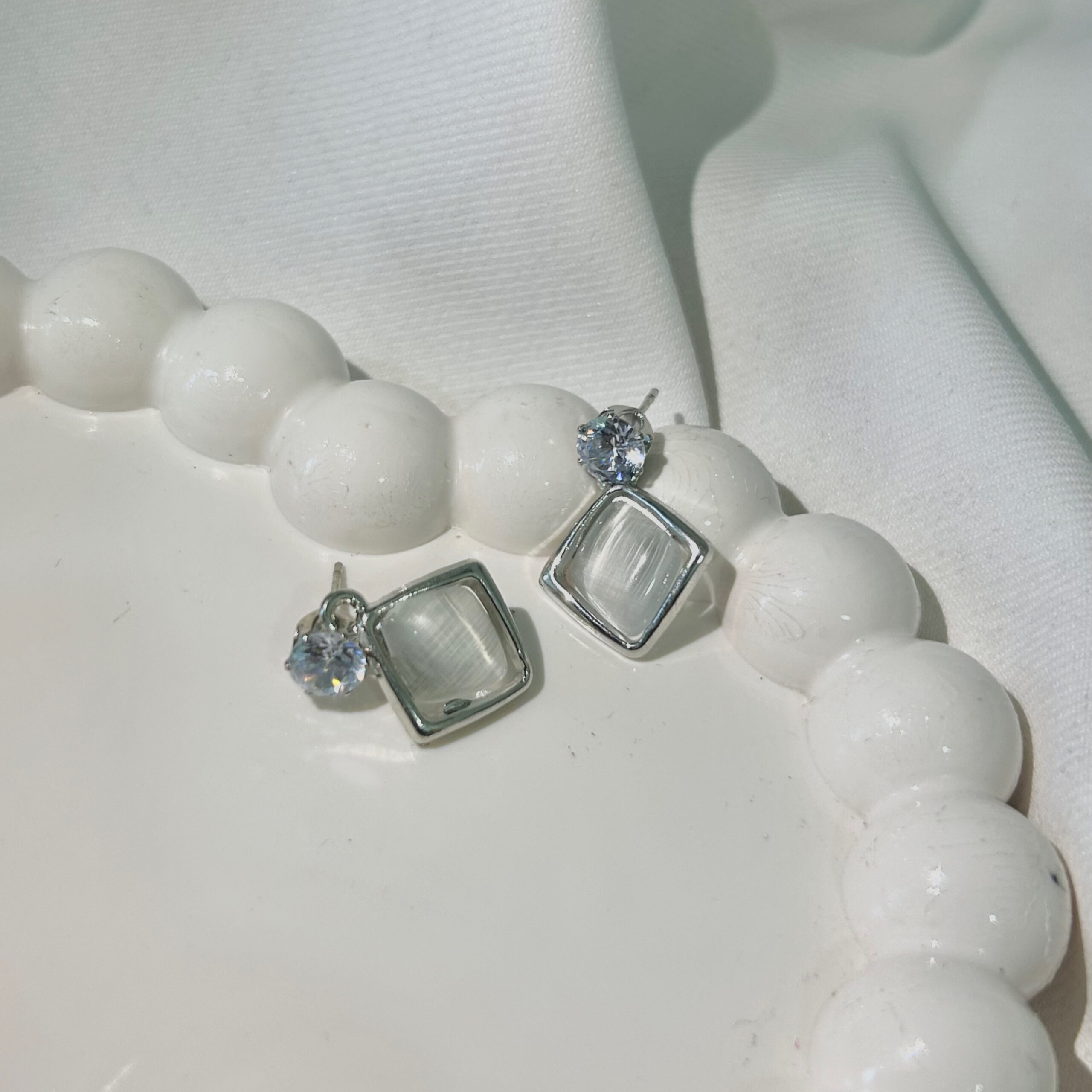 Minimalist Korean Stud Earrings – Elegant & Chic by Alfa Jewels