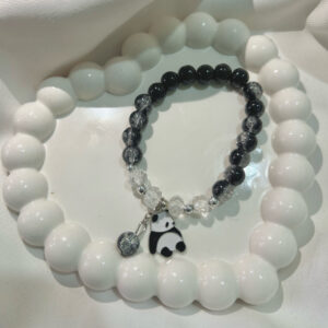 Shimmering beautiful Black Panda bracelet for Girls and women