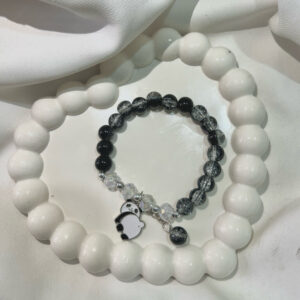 Shimmering beautiful Black Panda bracelet for Girls and women