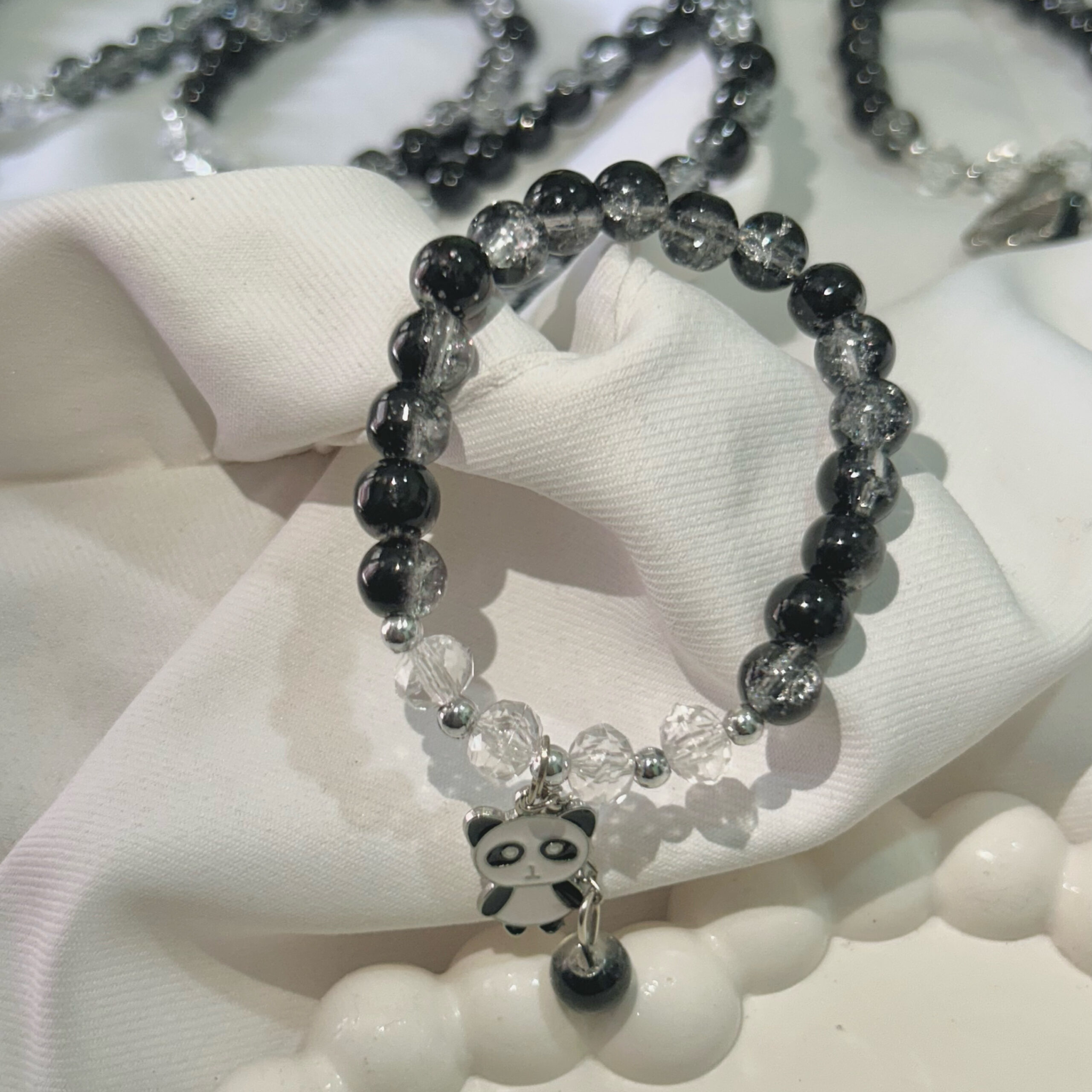 Shimmering beautiful Black Panda bracelet for Girls and women - Image 3