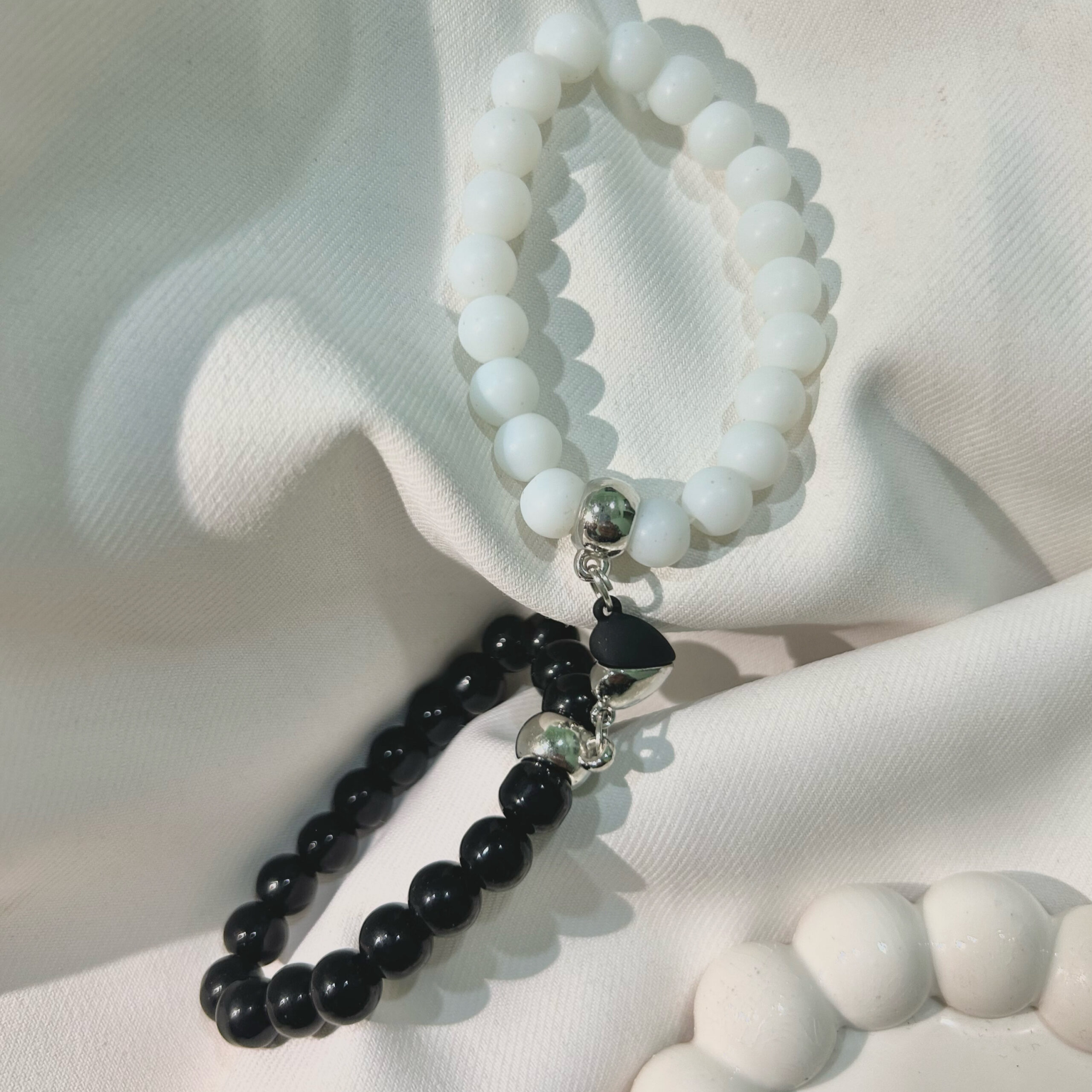 Black and White COMBO Coupal Bracelete & Friends bracelet for women,bracelet for men,coupal bracelet - Image 3