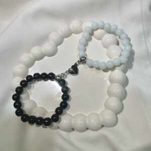 Black and White COMBO Coupal Bracelete & Friends   bracelet for women,bracelet for men,coupal bracelet