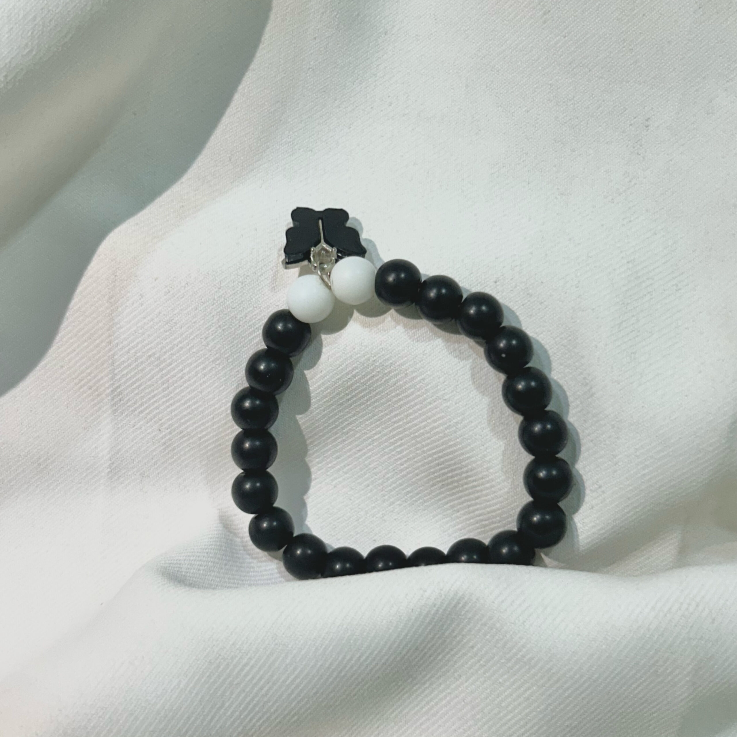 Black Butterfly Shimmering beautiful Black bracelet for Girls and women - Image 3