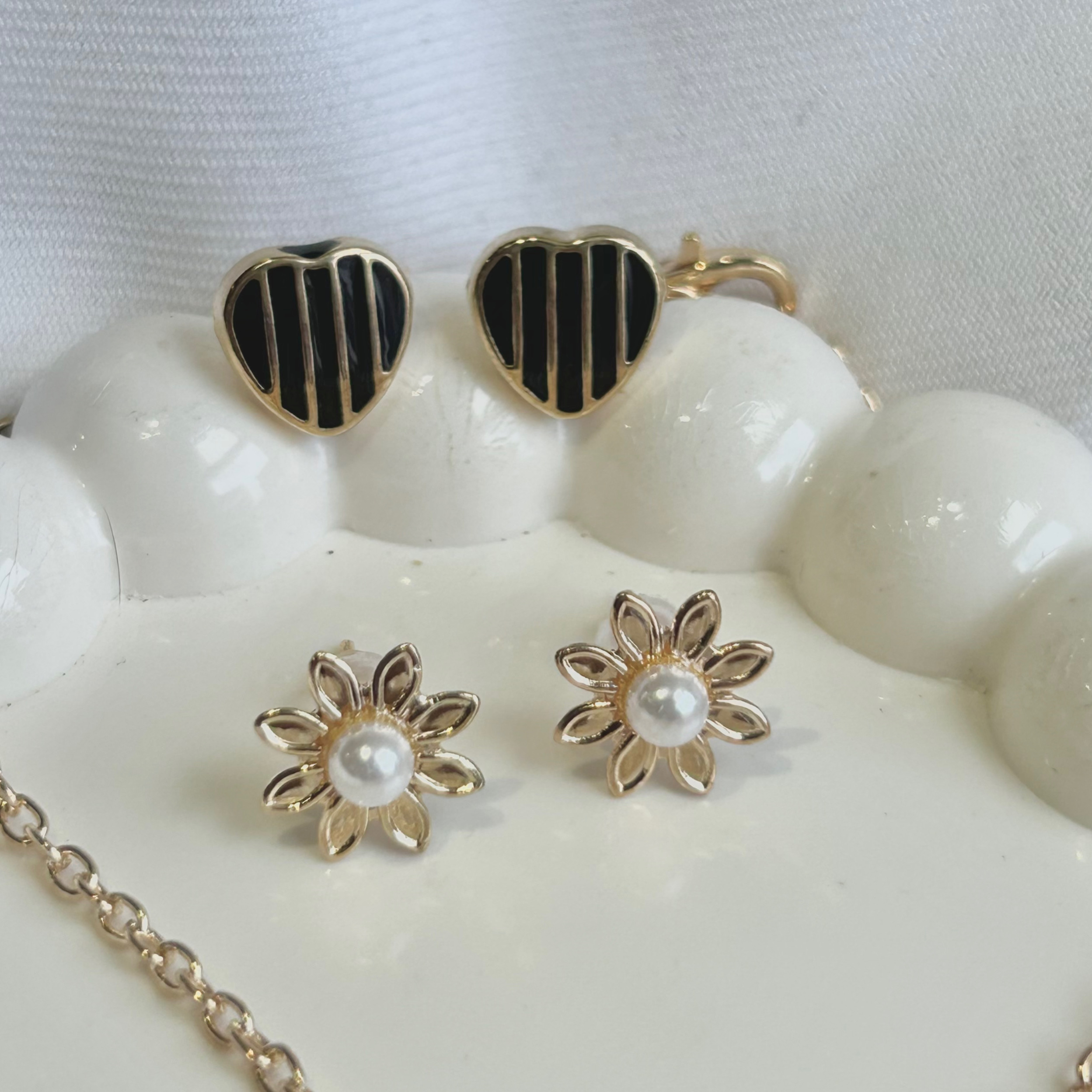 Cherry Necklace Pendant with Dangler Earrings for Women Alfa Jewels - Image 2