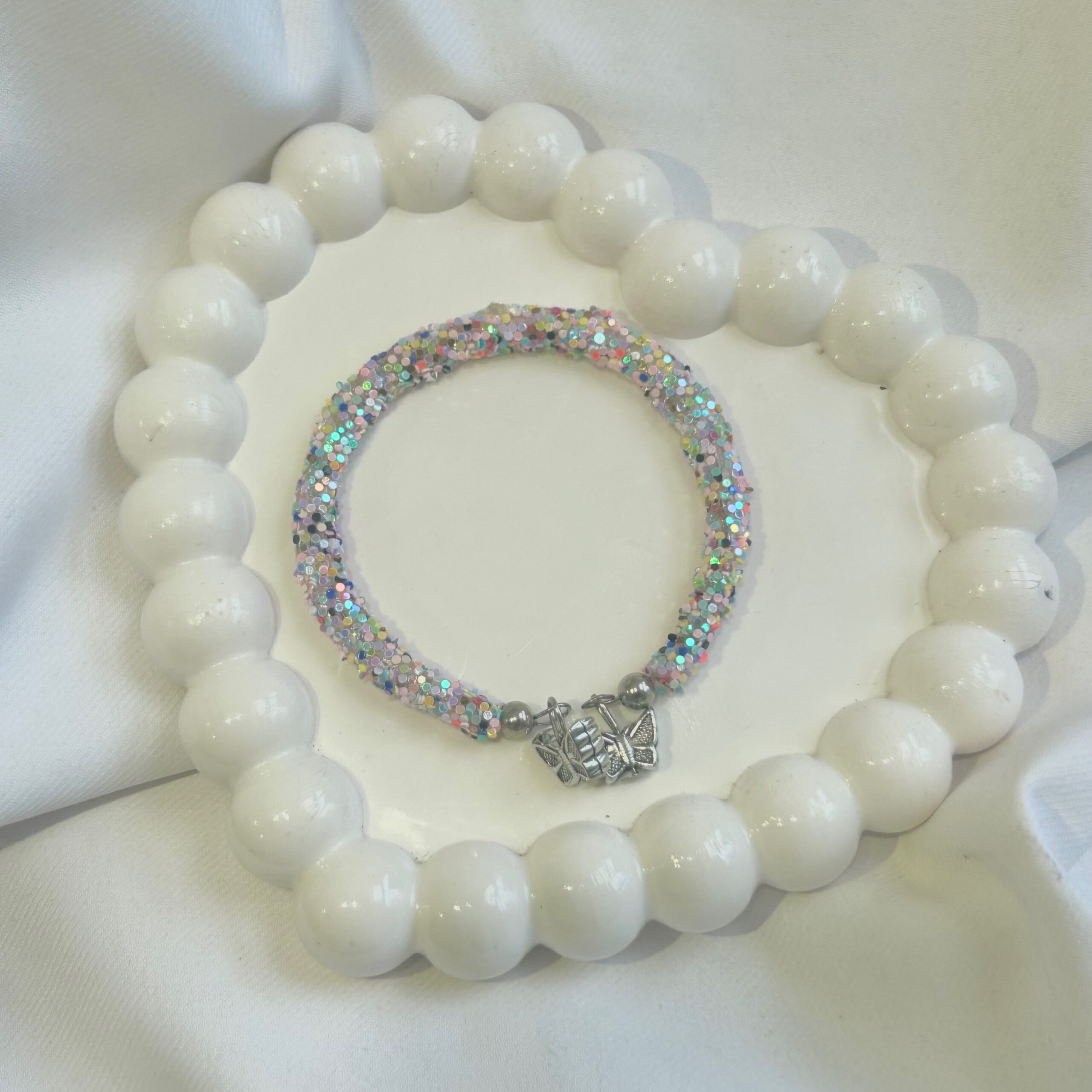 Mix Colour Butterfly Hook Shimmering beautiful multicolour bracelet for Girls and women