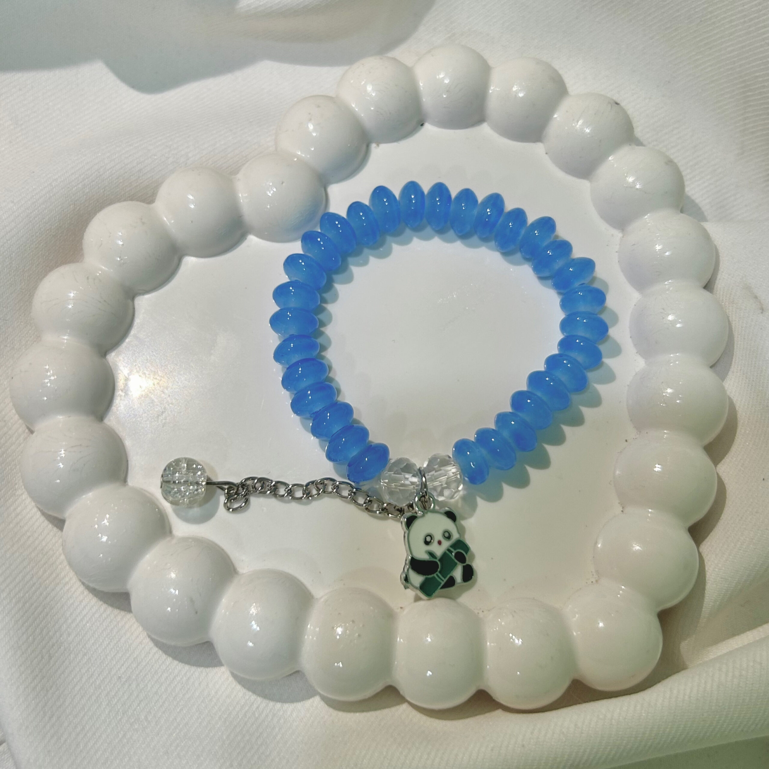 Pink Panda Shimmering beautiful Black bracelet for Girls and women