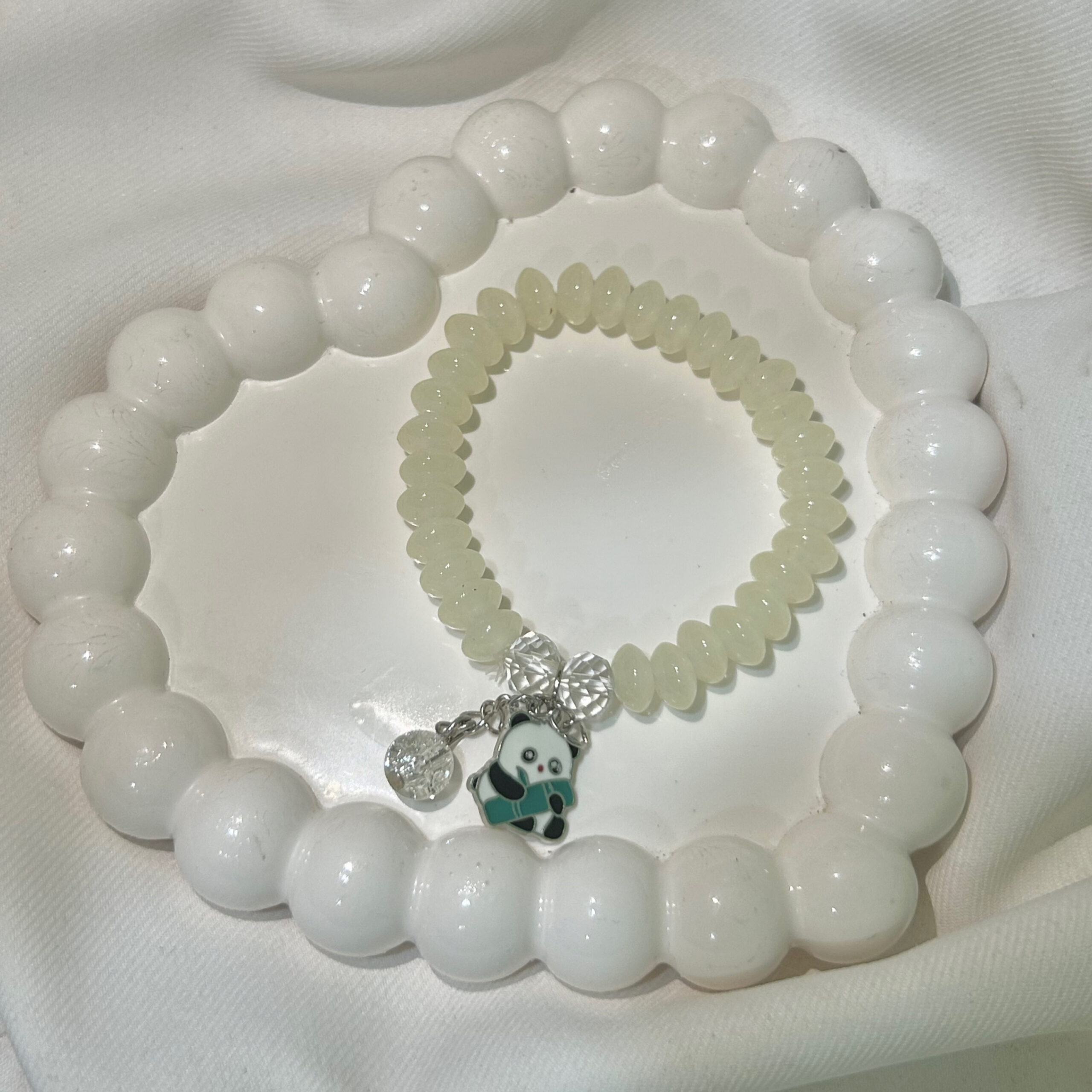 Pink Panda Shimmering beautiful Black bracelet for Girls and women - Image 5