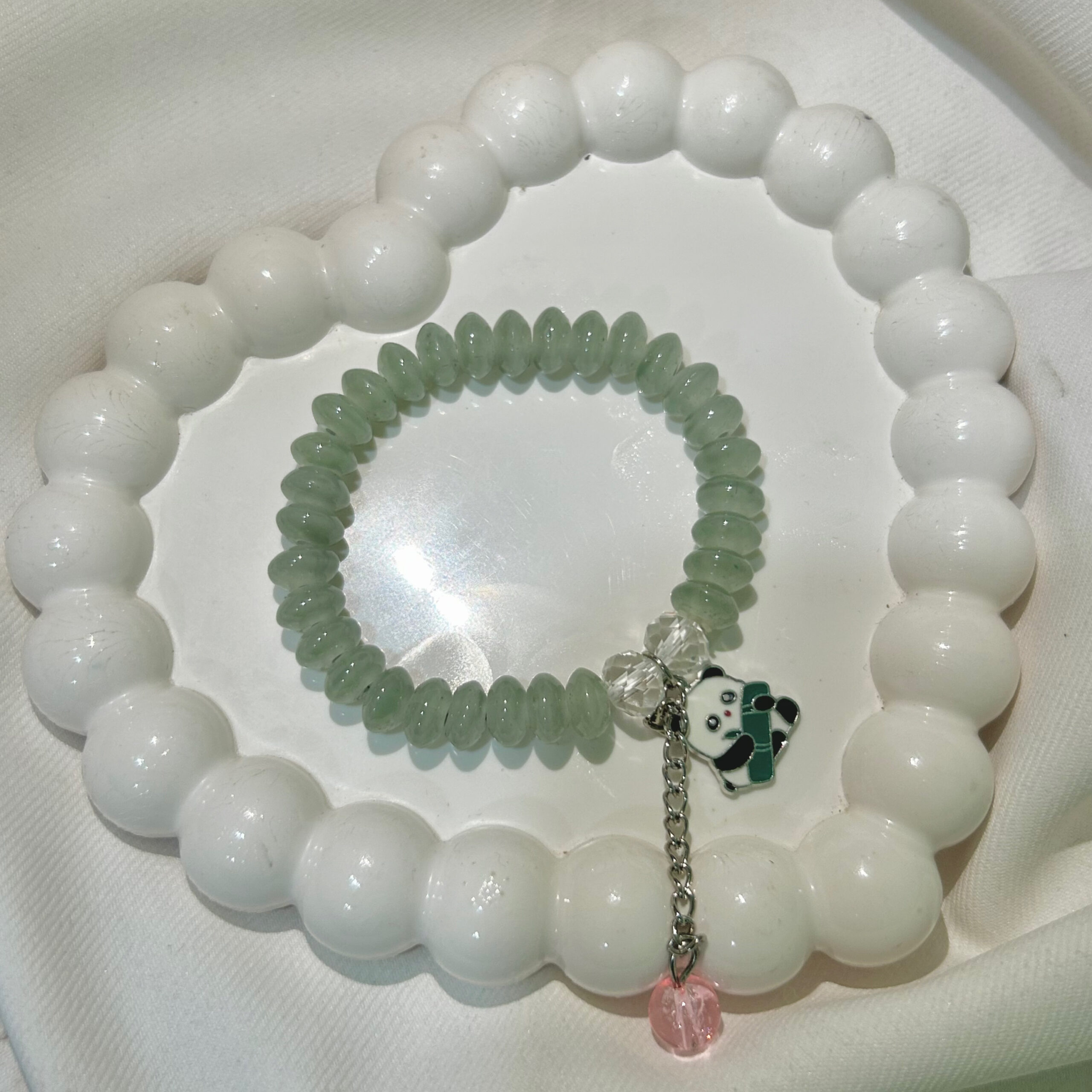 Pink Panda Shimmering beautiful Black bracelet for Girls and women - Image 3