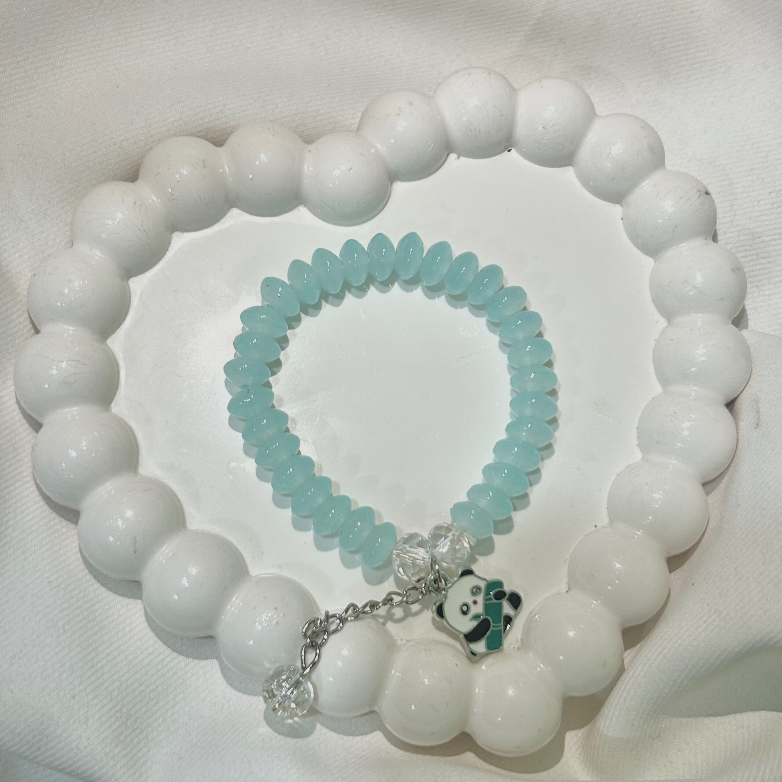 Pink Panda Shimmering beautiful Black bracelet for Girls and women - Image 2