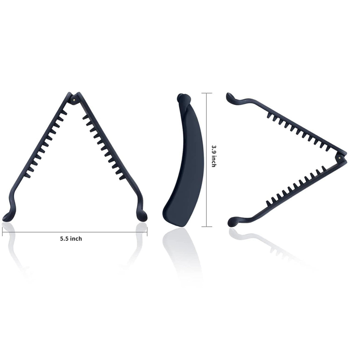 Banana BIG Clips Hair, 2 Piece Banana Hair Clips For Thin Hair Women Non Slip Banana Clip Strong Hold Ponytail Clip Fine Hair Accessories For Women,Multi - Image 4