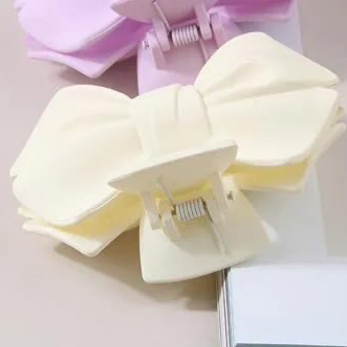2 Pes Pure Color Hair Pins Plush Hair Clip Autumn Winter Hair Claws Combs Clamps Fashion Hair Grips Barrette Hair - Image 4