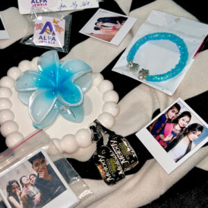 Rakhi Hampper Of clature with 20 Memorable Photos Blue Colure