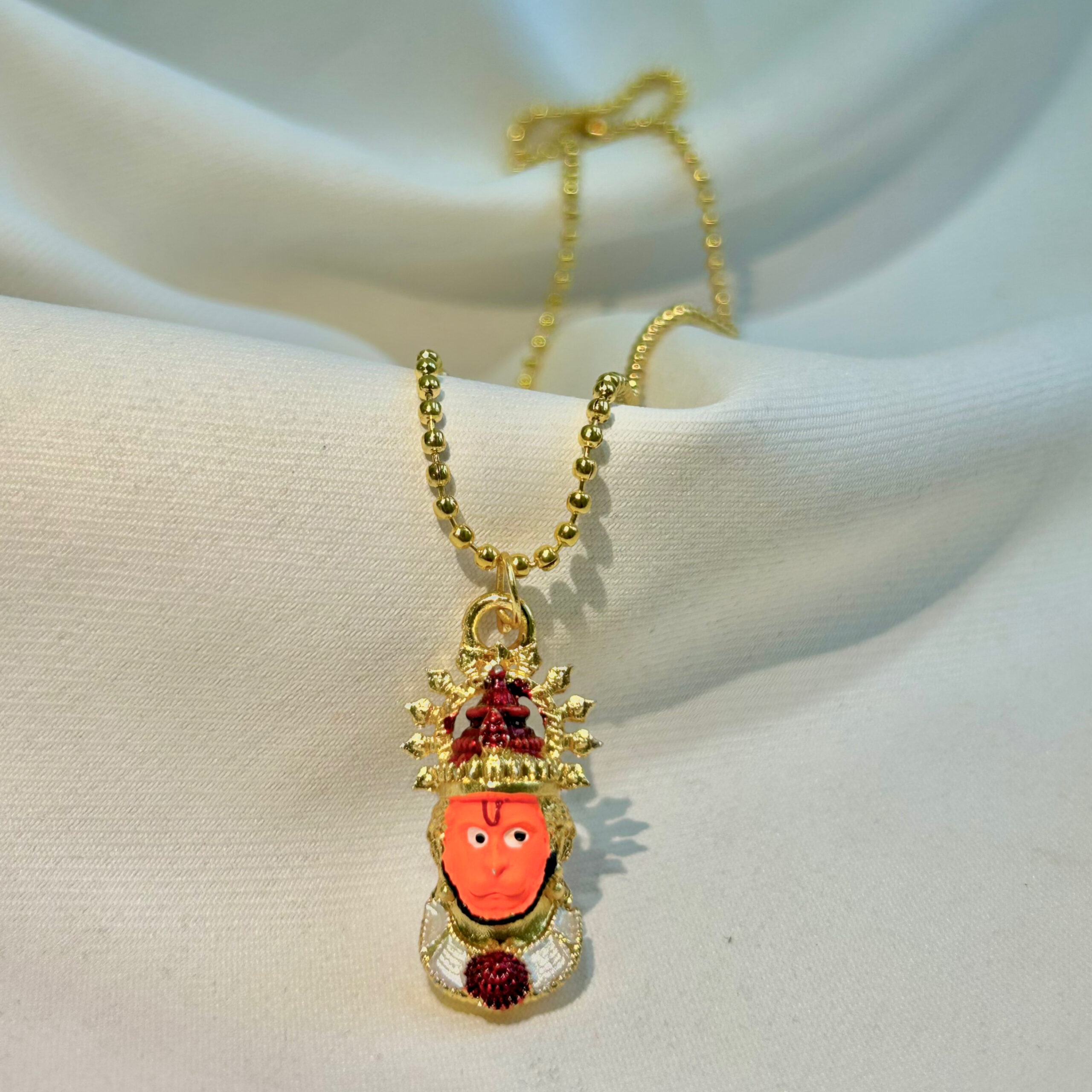 Hanuman Ji Locket With Chain For Men | Alfa Jewels