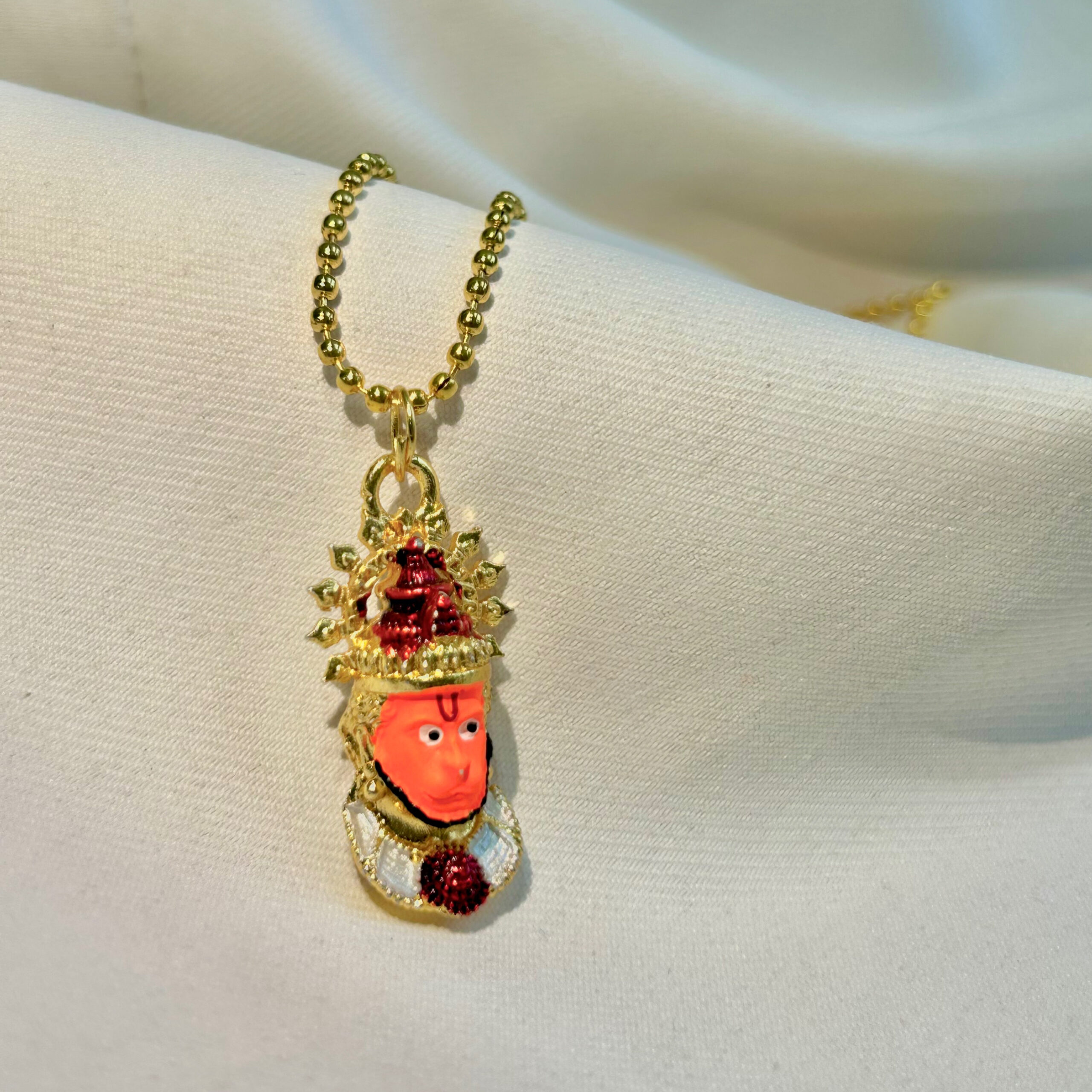 Hanuman Ji Locket With Chain For Men | Alfa Jewels - Image 2