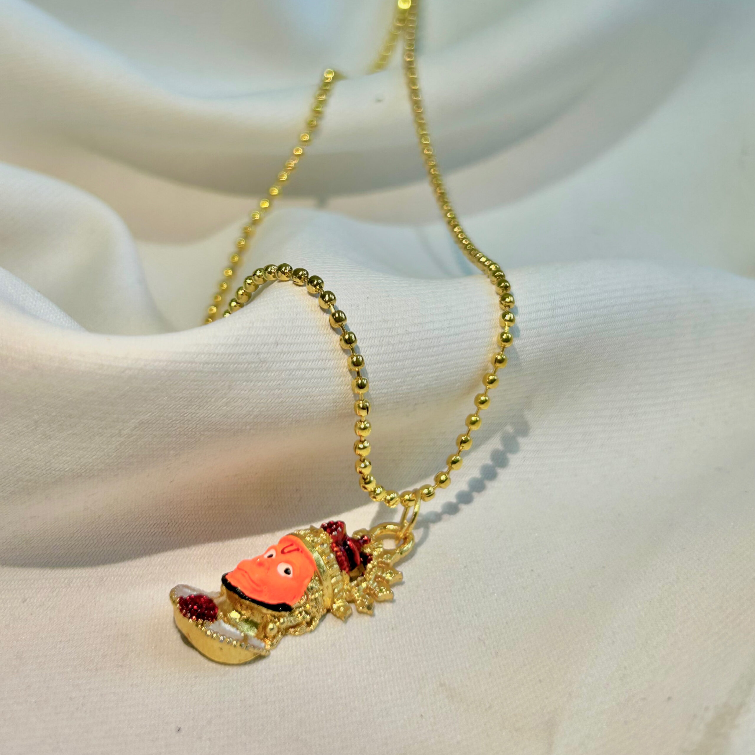 Hanuman Ji Locket With Chain For Men | Alfa Jewels - Image 4