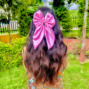 Pink Heart Pearl Latest Korean Style Big Bow Hair Clips Ornament Hairpin Headdress Hair Accessories French Clips Big Hair Bows