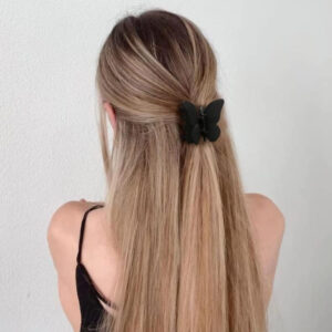 Black Color 2 Pec Hair Clutchers Claws for Girls Clutcher Black Matte Finish Hair Claw Clips for Women Hair Accessories for Women