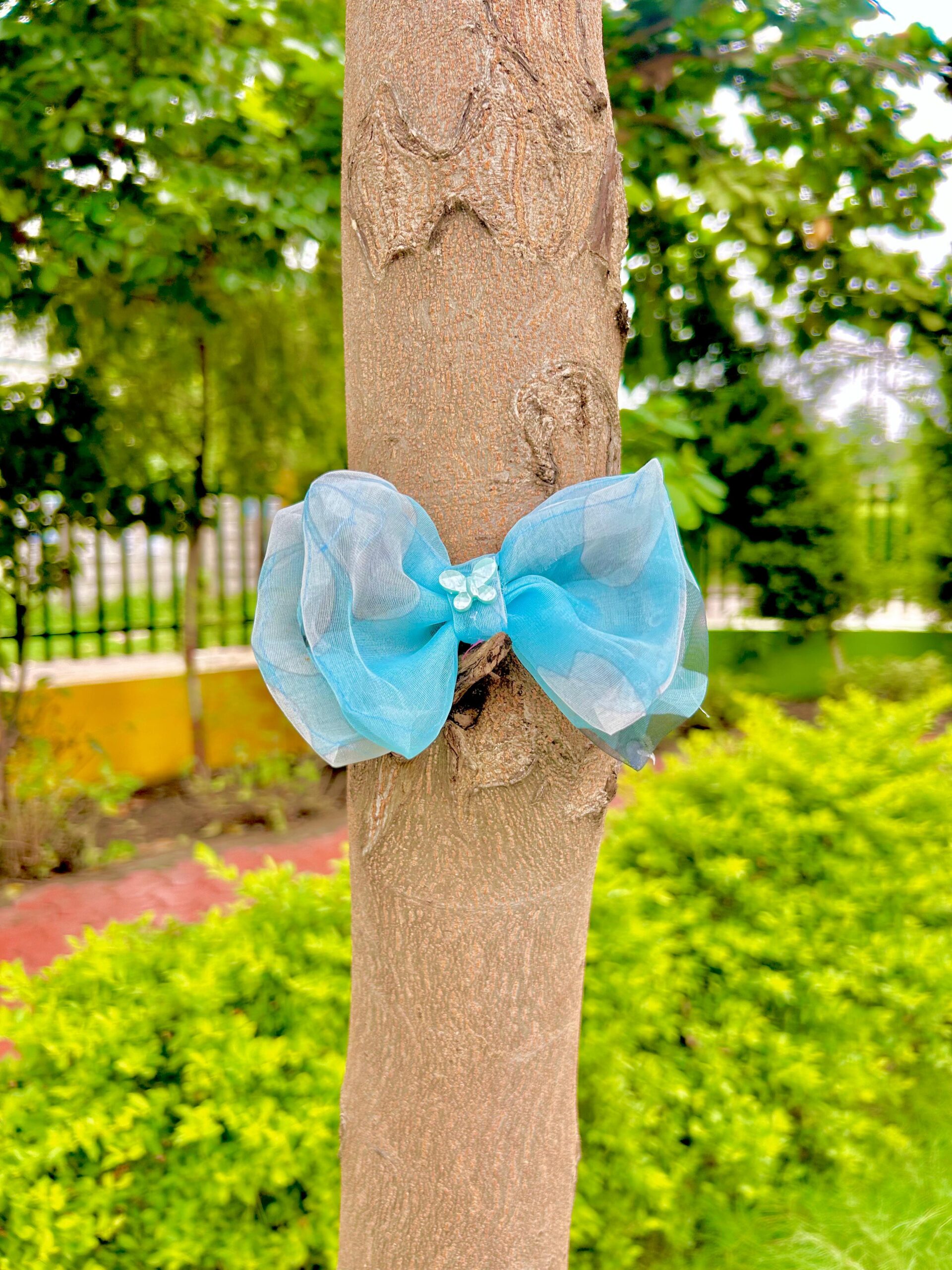 Handmade Blue Butterfly small Bow Latest Korean Style Big Bow Hair Clips Ornament Hairpin Headdress Hair Accessories French Clips Big Hair Bows - Image 2