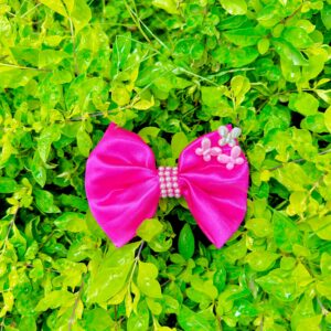 Handmade Pink Buttler fly new Stylish Bow Latest Korean Style Big Bow Hair Clips Ornament Hairpin Headdress Hair Accessories French Clips Big Hair Bows