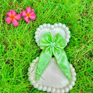 Handmade Green Butterfly Colour Bow Latest Korean Style Big Bow Hair Clips Ornament Hairpin Headdress Hair Accessories French Clips Big Hair Bows
