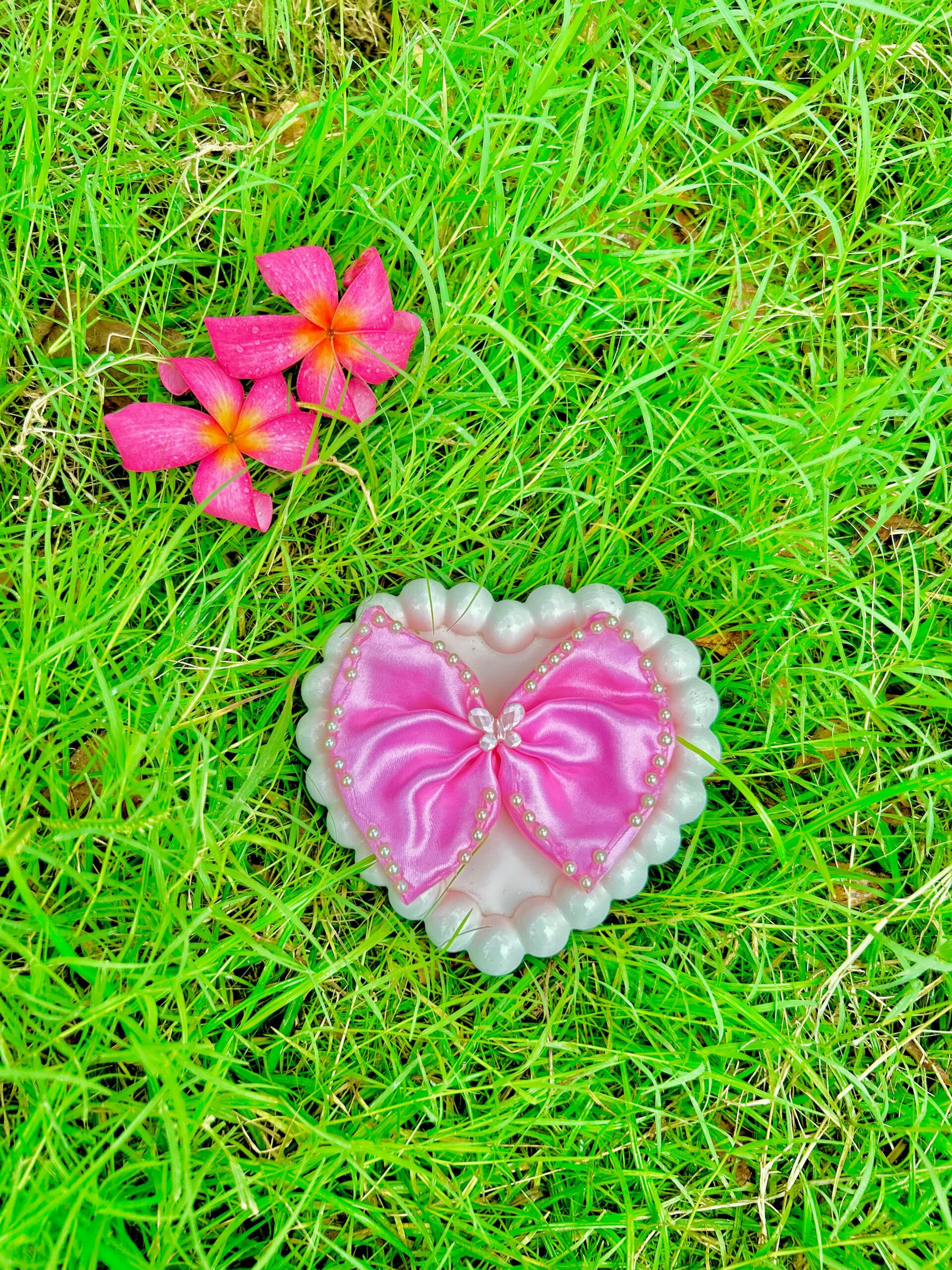 Handmade Pink Butterfly Style Small Bow Hair Clips Ornament Hairpin Headdress Hair Accessories French Clips Big Hair Bows