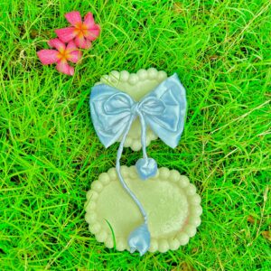 Handmade White Tulip Style Small Bow Hair Clips Ornament Hairpin Headdress Hair Accessories French Clips Big Hair Bows