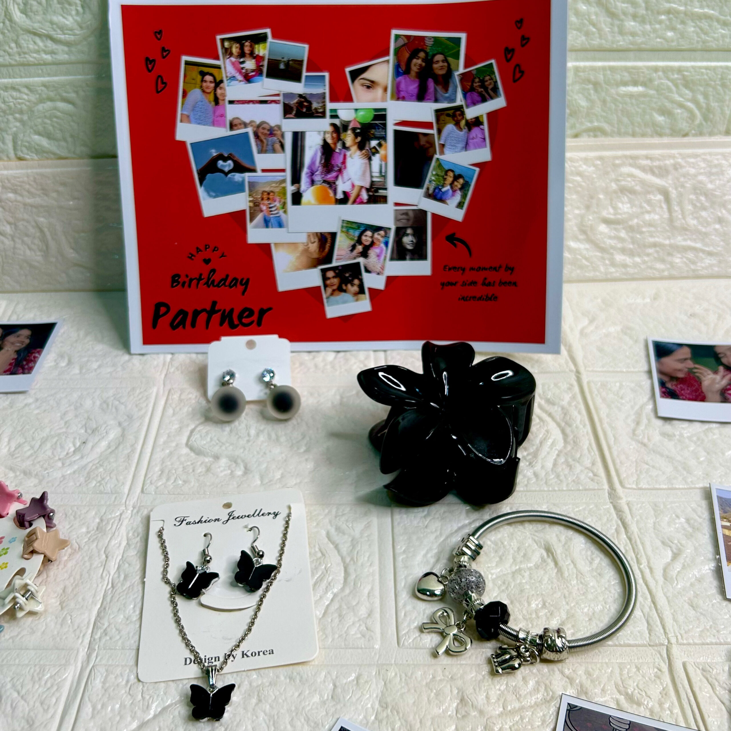 Classic Black Birthday Hampper For Bestie , Girl Birthday Hampper , Hampper For Girls , Hampper For Best Friends , Gift Hampper for girls , Girls hampper - Image 2