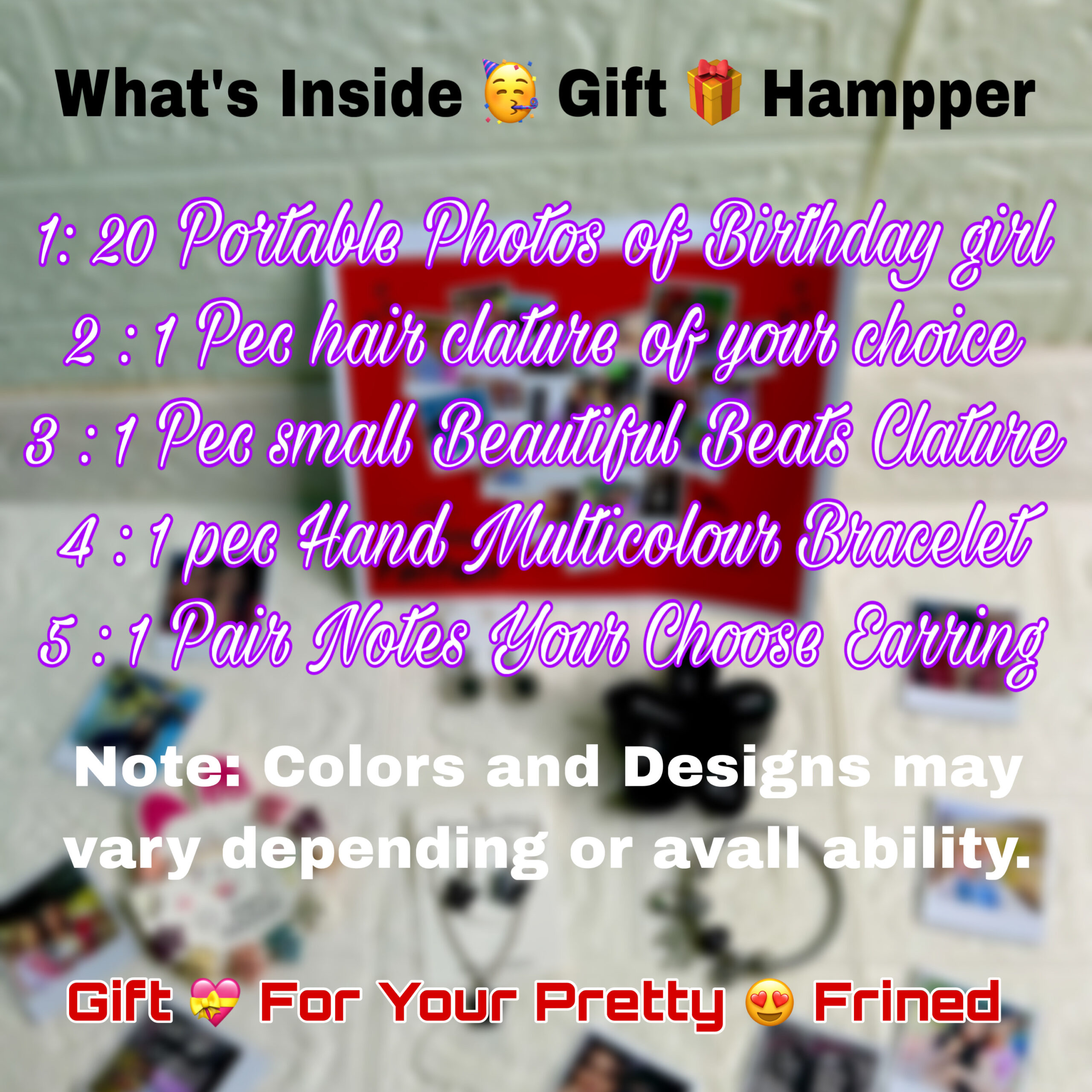 Classic Black Birthday Hampper For Bestie , Girl Birthday Hampper , Hampper For Girls , Hampper For Best Friends , Gift Hampper for girls , Girls hampper - Image 3
